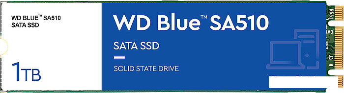 SSD WD Blue 1TB WDS100T3B0B, фото 2