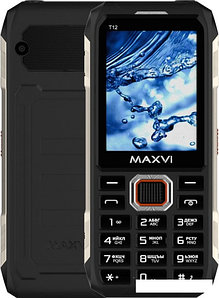 Кнопочный телефон Maxvi T12 (черный)