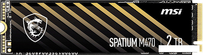 SSD MSI Spatium M470 2TB S78-440Q090-P83, фото 2