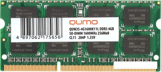 Оперативная память QUMO QUM3S-4G1600K11R, фото 2