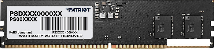 Оперативная память Patriot Signature Line 8ГБ DDR5 5200 МГц PSD58G520041