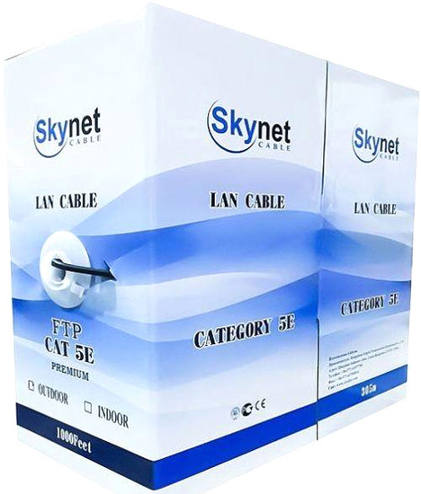 Кабель Skynet Cable CSL-UTP-4-CU (305 м, серый) - фото 1 - id-p196487567