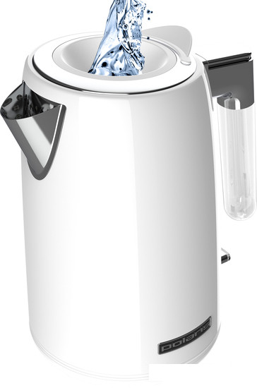 Электрический чайник Polaris PWK 1746CA Water Way Pro (белый)