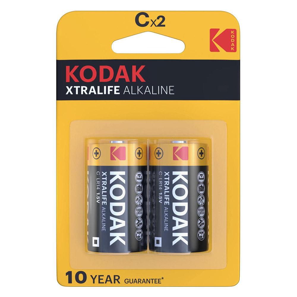 Батарейка - элемент питания KODAK Xtralife Alkaline LR14/C/2BP (бочка маленькая) 556445