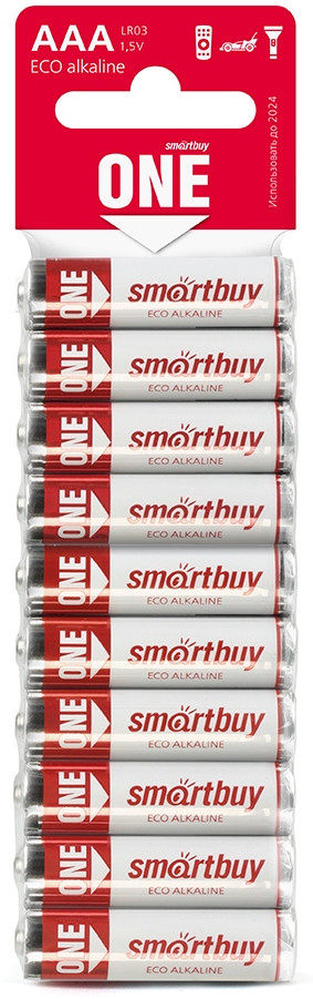Батарейка - элемент питания Smartbuy ONE AAA/LR03/10S 556453 - фото 2 - id-p203776145