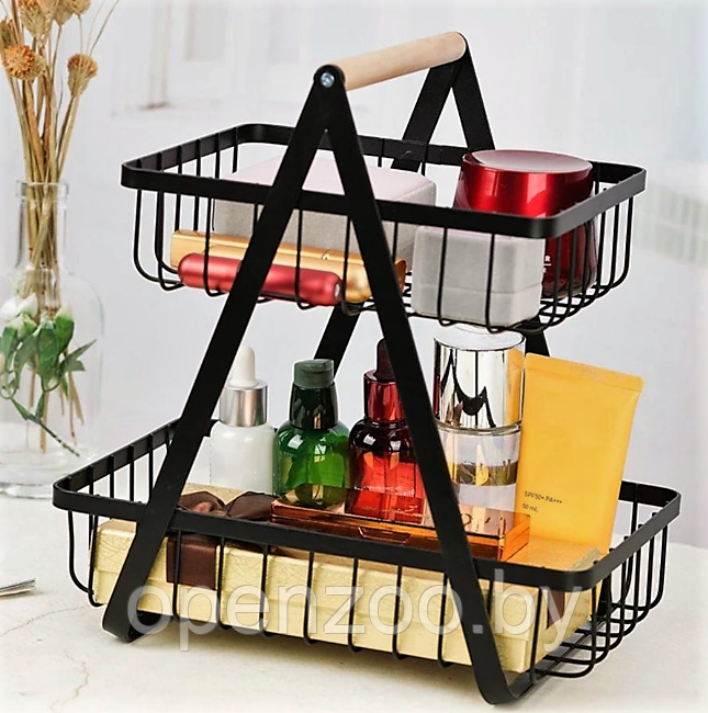 Корзина для хранения фруктов, овощей, посуды Home storage rack / фруктовница / хлебница / органайзер - фото 4 - id-p197922938