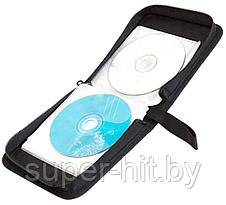 Сумка футляр для хранения дисков SiPL 40 слотов CD/DVD синий, фото 2