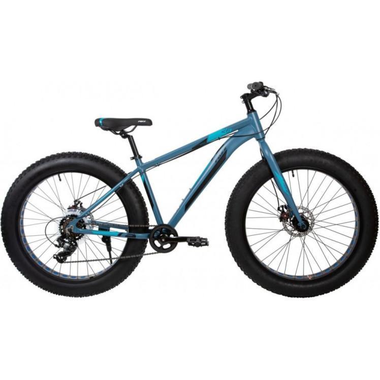 Горный велосипед (хардтейл) Велосипед FOXX BUFFALO 26" FATBIKE синий, алюминий, размер 17" - фото 1 - id-p203776514