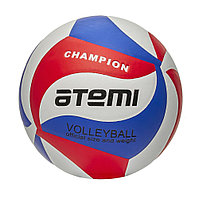 Мяч волейбольный Atemi CHAMPION синт.кожа PU Soft, син/бел/красн