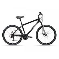 Горный велосипед (хардтейл) Велосипед ALTAIR MTB HT 26 2.0 D (26" 21 ск. рост. 17") 2022, черный/серый,