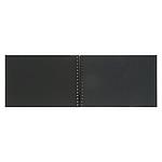 Блокнот для эскизов (скетчбук) на гребне «Лилия Холдинг» А4 (210*297 мм), 40 л., бумага черная тонированная,