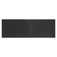 Блокнот для эскизов (скетчбук) на гребне «Лилия Холдинг» А4 (210*297 мм), 40 л., бумага черная тонированная,