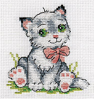 Набор для вышивания Klart «Котенок», 3-042