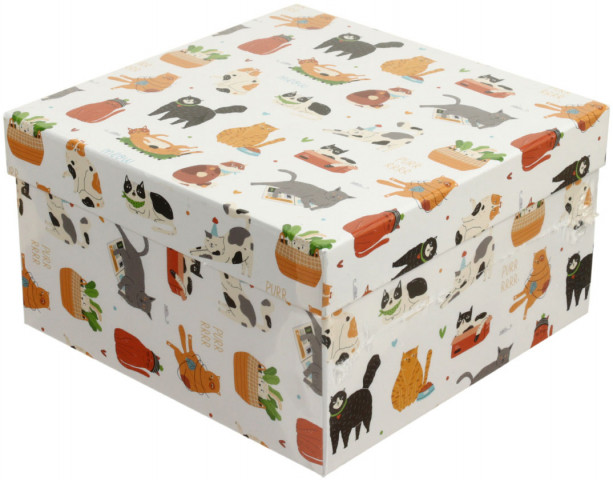 Набор квадратных коробок 3 в 1 Meshu World of Cats - фото 1 - id-p203780544