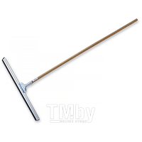 Щетка-Сгон для уборки воды алюминиевая 60см. c деревянным черенком Bradas ES2262-H