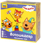 Игра настольная «Три кота» «Фотошедевр», 4+