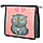 Папка для тетрадей на молнии «Модный кот» А5 233*200*65 мм, фото 5
