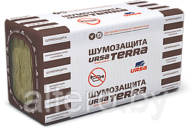 Плита теплоизоляционная из стекловолокна URSA Шумозащита TERRA 34 PN 5-1250-610-100 0,381 м3