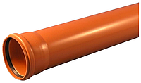 Труба НПВХ для наружной канализации 110х1000х3,2мм SN8