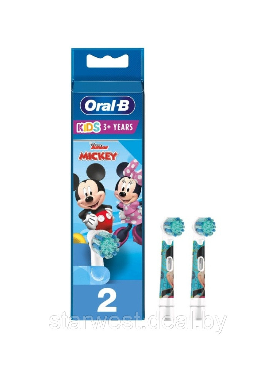 Oral-B Braun Stages Kids Микки Маус / Mickey Mouse 2 шт. Насадки детские для электрических щеток EB10S-2 - фото 1 - id-p203224339