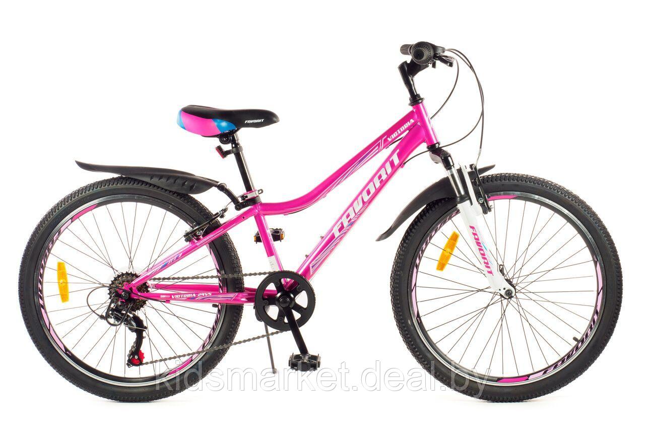 Велосипед Favorit Victoria 24 (12, розовый) VIC24V12MG - фото 1 - id-p203790031