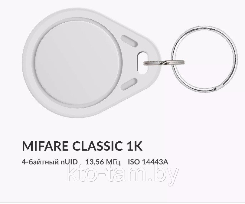 ПЛАСТИКОВЫЕ RFID-БРЕЛОКИ ИЗ ABS С ЧИПОМ MIFARE CLASSIC 1K 4 BYTE UID - фото 1 - id-p203790096