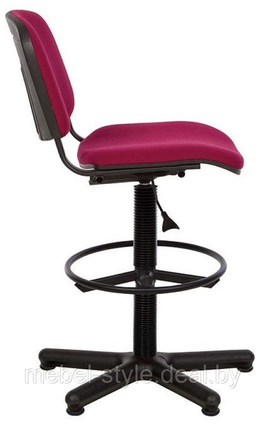 Стул кассира ринг база ИСО для работы в офисе и дома, кресло ISO R/B в ткани C на стопках. - фото 8 - id-p69099661