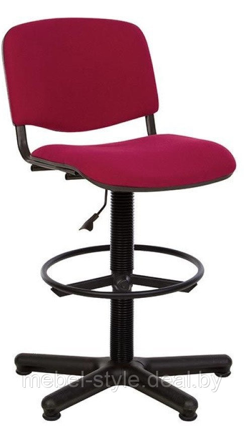 Стул кассира ринг база ИСО для работы в офисе и дома, кресло ISO R/B в ткани C на стопках. - фото 1 - id-p69099661