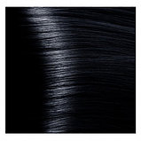 Крем-краска для волос 100 мл S 1.10 иссиня-черный KAPOUS, фото 2