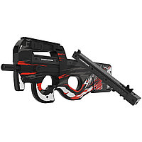 Деревянный пистолет-пулемет VozWooden Active P90 Самурай (Стандофф 2 резинкострел)
