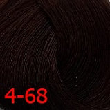 ДТ 4-68 стойкая крем-краска д./волос средний коричневый шоколадный красный 60 мл, фото 2
