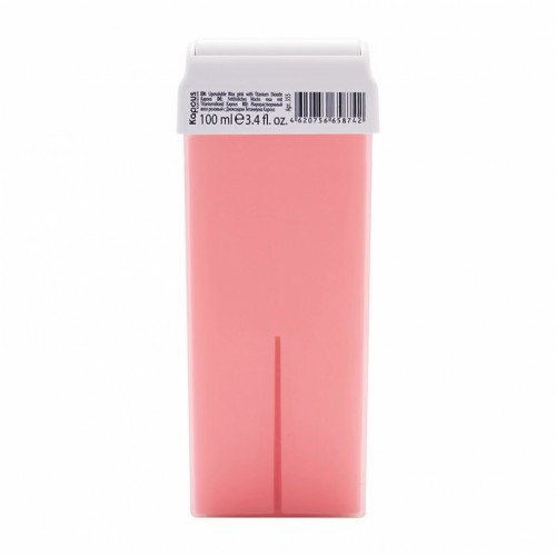 Жирорастворимый воск Розовый Диоксидом Титаниума с широким роликом KAPOUS 100 мл - фото 2 - id-p203794118