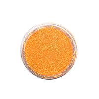 Меланж-сахарок для дизайна ногтей "TNL" №25 неон кислотно-оранжевый