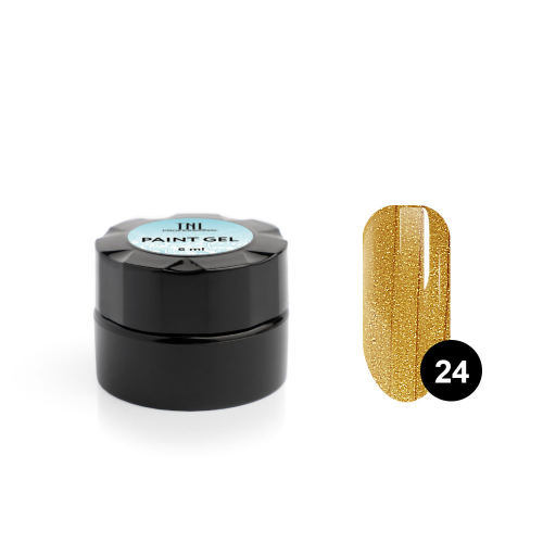 Гель-краска для дизайна ногтей TNL №24 (золото), 6 мл. - фото 2 - id-p203792912