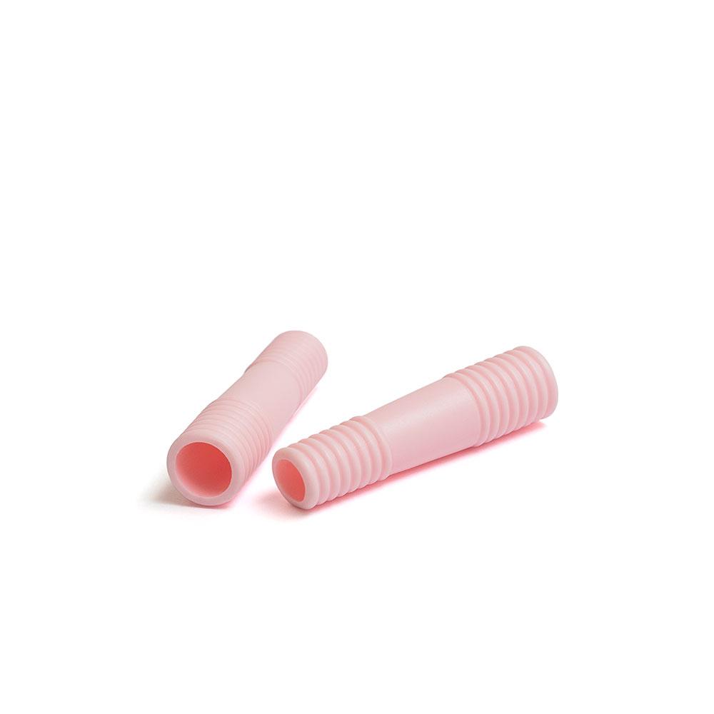 Силиконовый защитный колпачок для инструментов "Цилиндр" розовый (2 шт./уп) - фото 1 - id-p203793671