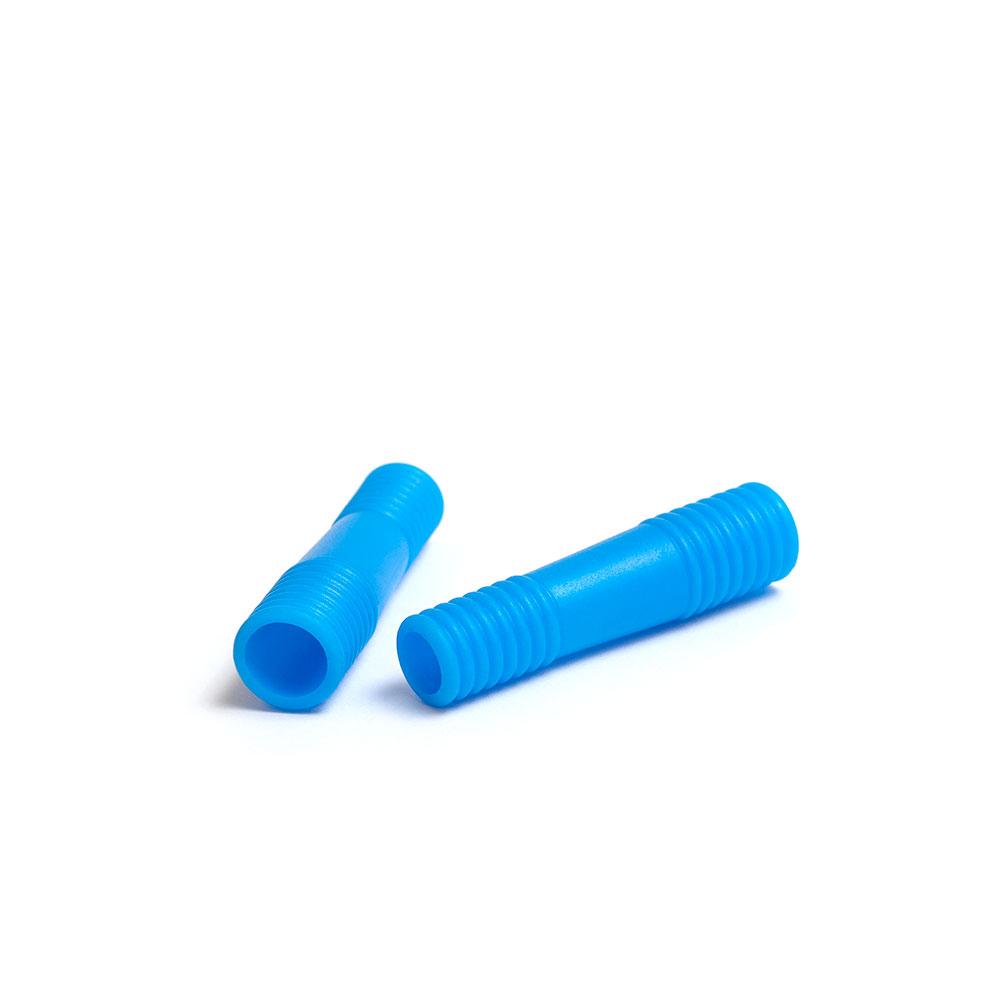 Силиконовый защитный колпачок для инструментов "Цилиндр" синий (2 шт./уп)