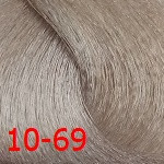 ДТ 10-69 стойкая крем-краска для волос Светлый блондин шоколадно-фиолетовый 60 мл