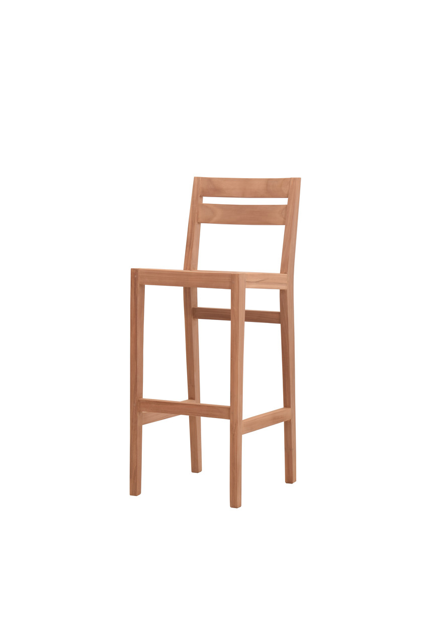 Стул барный из тика Luna Outdoor WARWICK