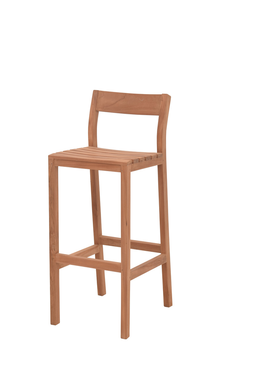 Стул барный из тика Luna Outdoor EDGAR