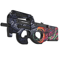 Деревянный пистолет-пулемет VozWooden Active P90 Скоростной Зверь (резинкострел)