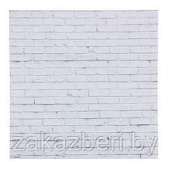Фотофон «Кирпич белый», 45 × 45 см, переплётный картон, 980 г/м