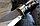 Охотничий нож Голова зверя (Тигр) из нержавеющей стали, фото 4