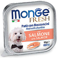 100гр Monge Dog FRESH Salmon Консерв. корм для собак паштет из лосося