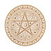 Алтарь для ритуалов «Магическая звезда», деревянный, D=24 см, фото 2