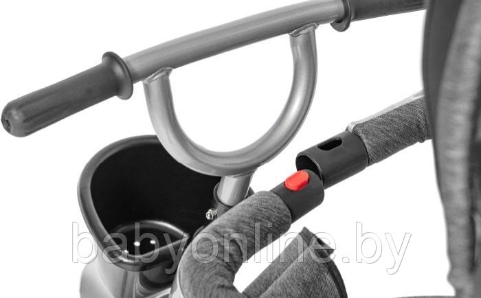 Детский велосипед трехколесный с ручкой для родителей арт 7714019 Nino Lux серый - фото 3 - id-p203813958