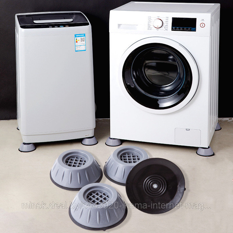 Антивибрационные подставки для стиральной машины и холодильника (набор 4 шт.) - фото 1 - id-p187029674