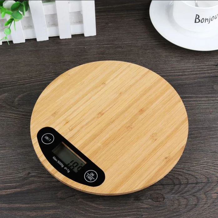 Электронные бамбуковые кухонные весы Electronic Kitchen Scale (до 5 кг) - фото 7 - id-p203814140