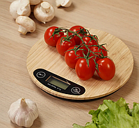 Электронные бамбуковые кухонные весы Electronic Kitchen Scale (до 5 кг)