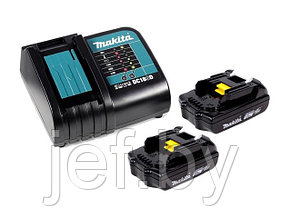 Комплект аккумулятор 18.0 в bl1815n 2 шт + зарядное устройство dc18sd MAKITA 197143-8, фото 3