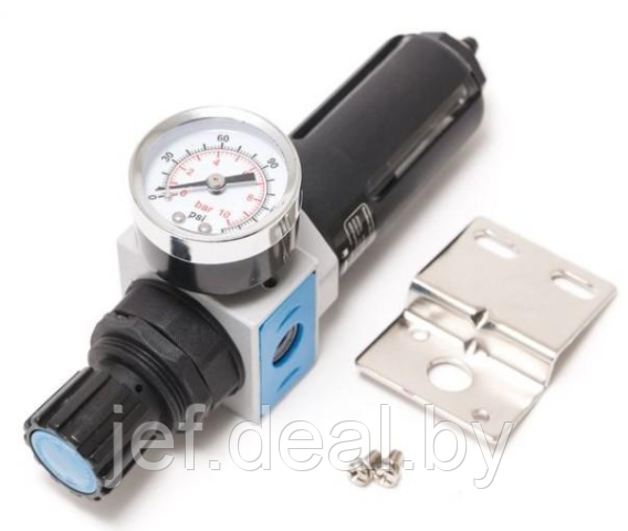 Фильтр-регулятор с индикатором давления для пневмосистем 1/8" FORSAGE F-EW2000-01 - фото 1 - id-p203814515